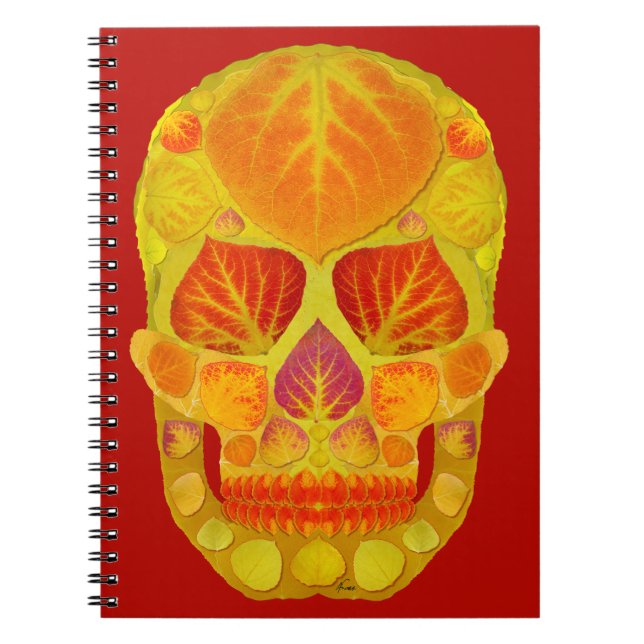 Cuaderno Aspen Leaf Skull 13 (Frente)