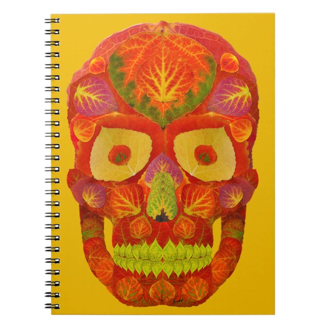 Cuaderno Aspen Leaf Skull 16 (Frente)