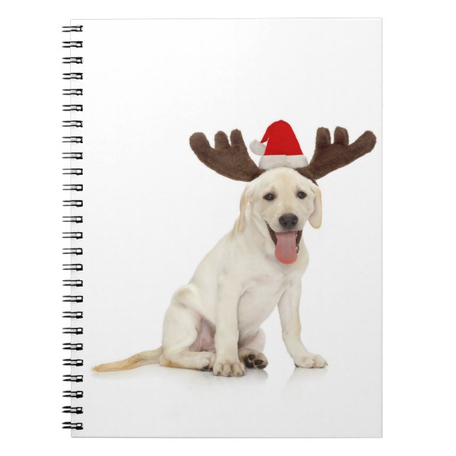 Cuaderno Astas que llevan del perrito del laboratorio (Frente)