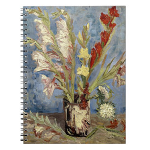 Cuaderno Asters de Gladioli y China   Vincent van Gogh