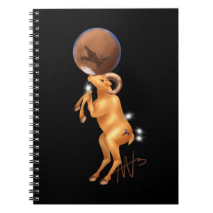 Cuaderno Astro Aries Mars Zodiac