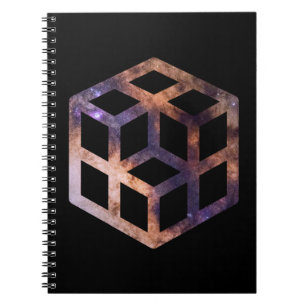 Cuaderno Astro de Cuadrícula de Cubo Espacial