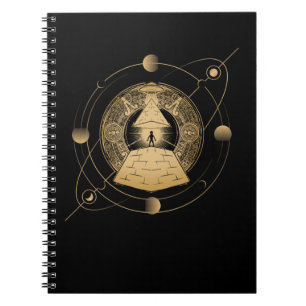 Cuaderno Astrología piramidal egipcia Geometría sagrada en
