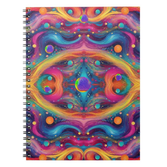 Cuaderno Astrología planeta espacio galaxia universo  (Frente)