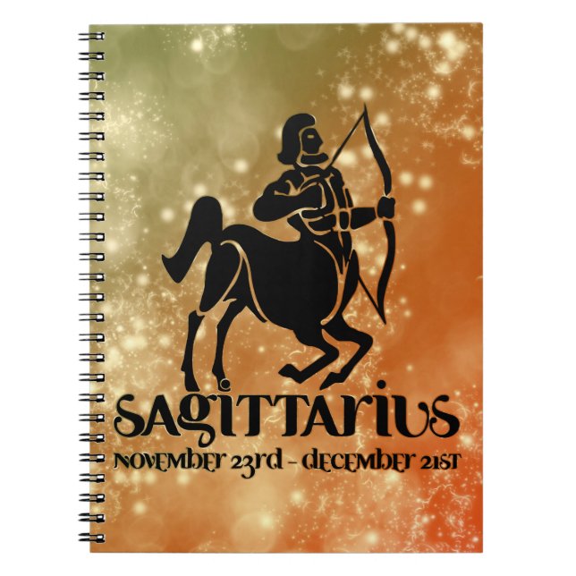 Cuaderno Astrología Sagittarius Zodiac D1 Portátil 4 (Frente)