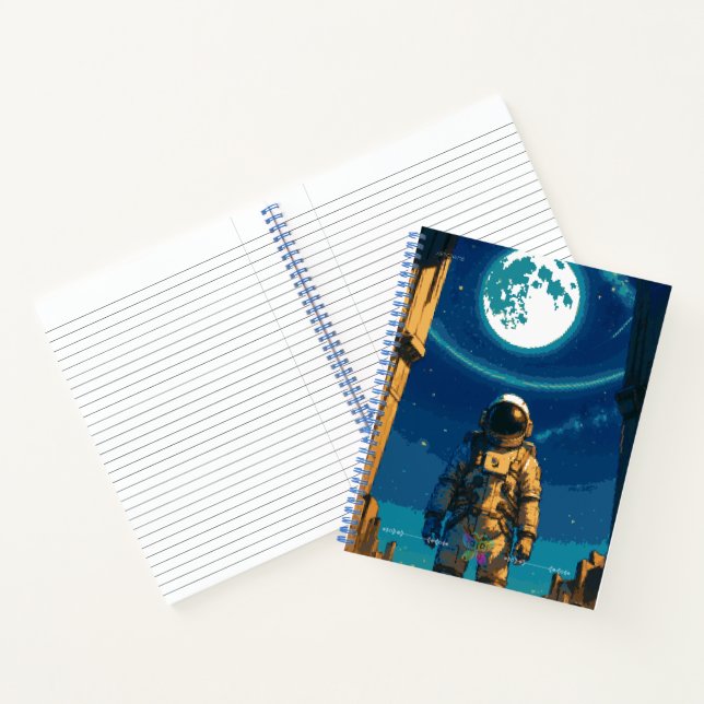 Cuaderno Astronaut Beneath the Celestial Gate Premium (Interior)