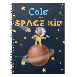 Cuaderno 👨 ‍ astronauta adorable tema espacial Personaliza