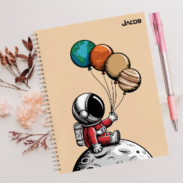 Cuaderno Astronauta Caprichoso Lindo, Planeta Espacio Exter