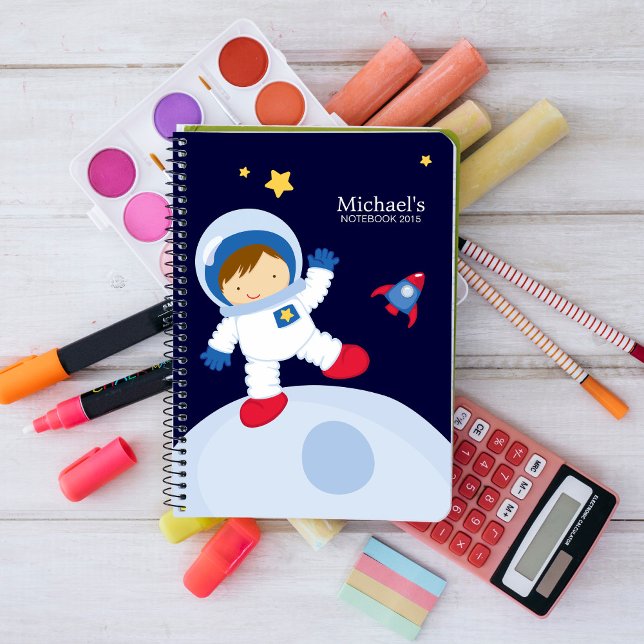 Cuaderno Astronauta chico personalizado (Subido por el creador)