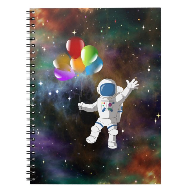 Cuaderno Astronauta con globos (Frente)