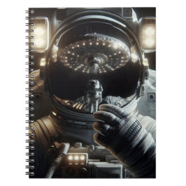 Cuaderno Astronauta con reflexión de OVNI
