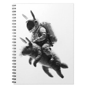 Cuaderno Astronauta conejo en el espacio