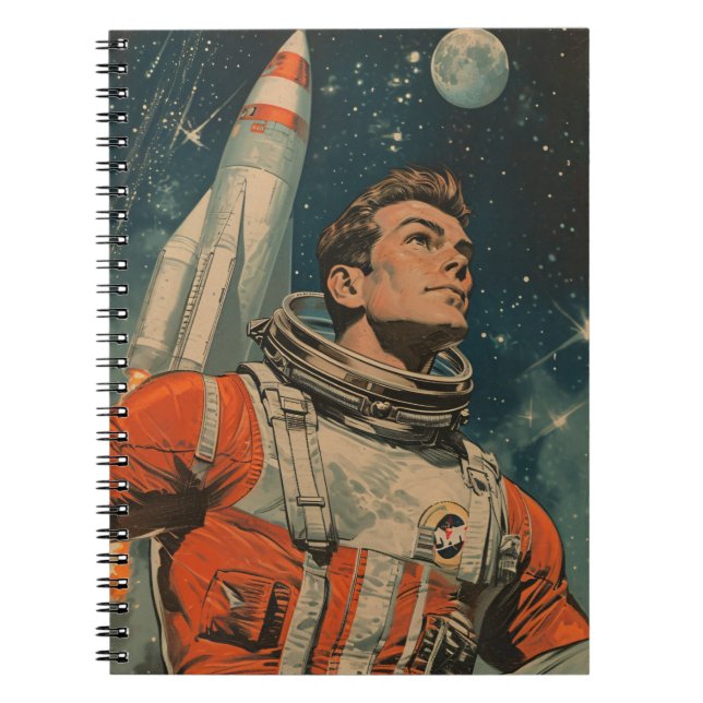 Cuaderno Astronauta de arte astronauta Galería de arte Arte (Frente)