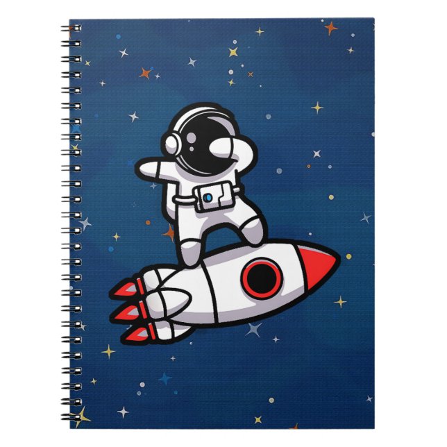 Cuaderno Astronauta De Guay En El Cohete (Frente)