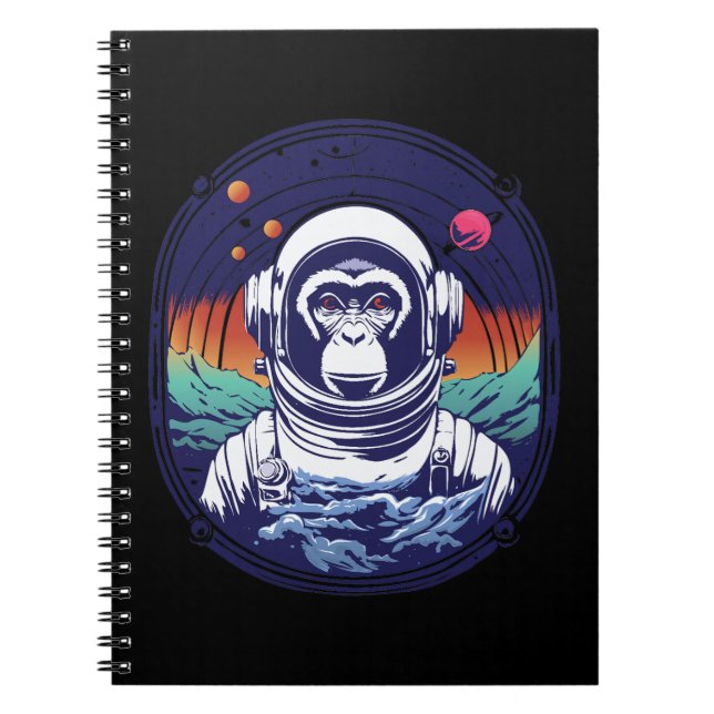 Cuaderno Astronauta de mono espacial (Frente)