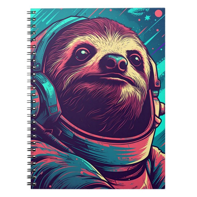 Cuaderno Astronauta de Sloth (Frente)
