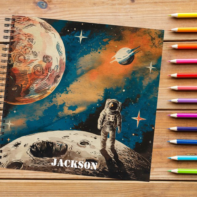 Cuaderno Astronauta del espacio exterior, Astronomía, Cuade (Subido por el creador)