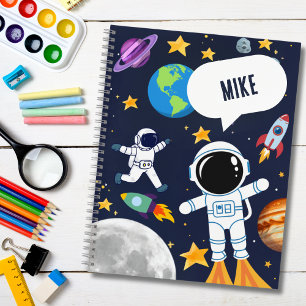Cuaderno Astronauta del Espacio Exterior Planeta Luna Estre