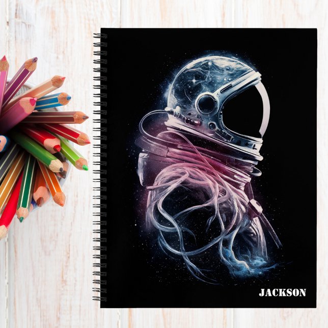 Cuaderno Astronauta del espacio ultraterrestre, astronomía, (Subido por el creador)