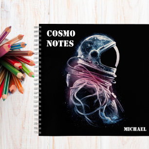 Cuaderno Astronauta del espacio ultraterrestre, astronomía,