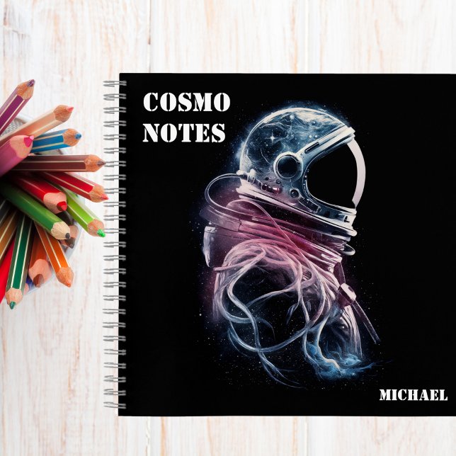 Cuaderno Astronauta del espacio ultraterrestre, astronomía, (Subido por el creador)