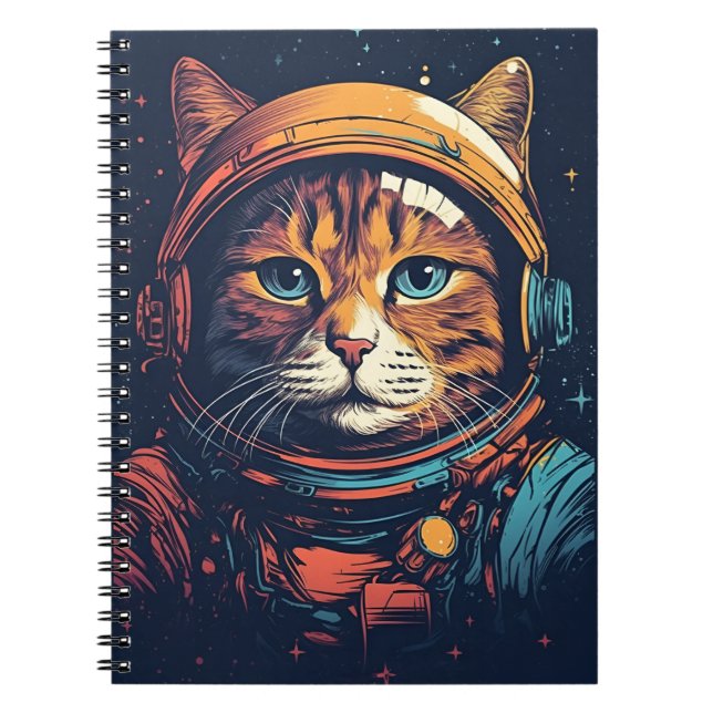 Cuaderno Astronauta del gato (Frente)