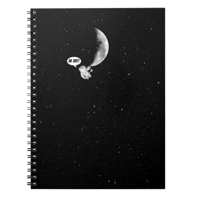 Cuaderno Astronauta divertido y la luna (Frente)