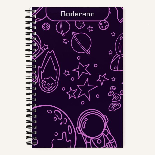 Cuaderno Astronauta En El Espacio Ultraterrestre (Anverso)