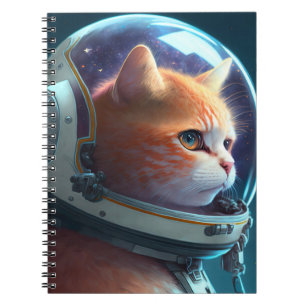 Cuaderno Astronauta gata adorable