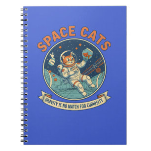 Cuaderno Astronauta Gato Espacial