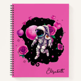 Cuaderno Astronauta Valentine Rosa