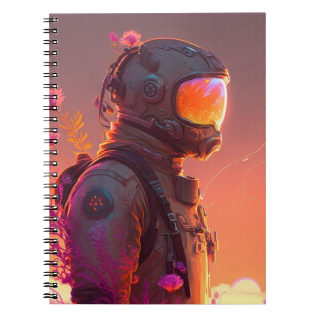 Cuaderno Astronauta World Discovery Pintando el universo hu (Frente)