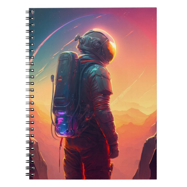 Cuaderno Astronauta World Discovery Pintando el universo hu (Frente)