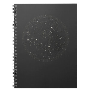 Cuaderno Astronomía Sky Map Estrellas Horóscopo Constelac