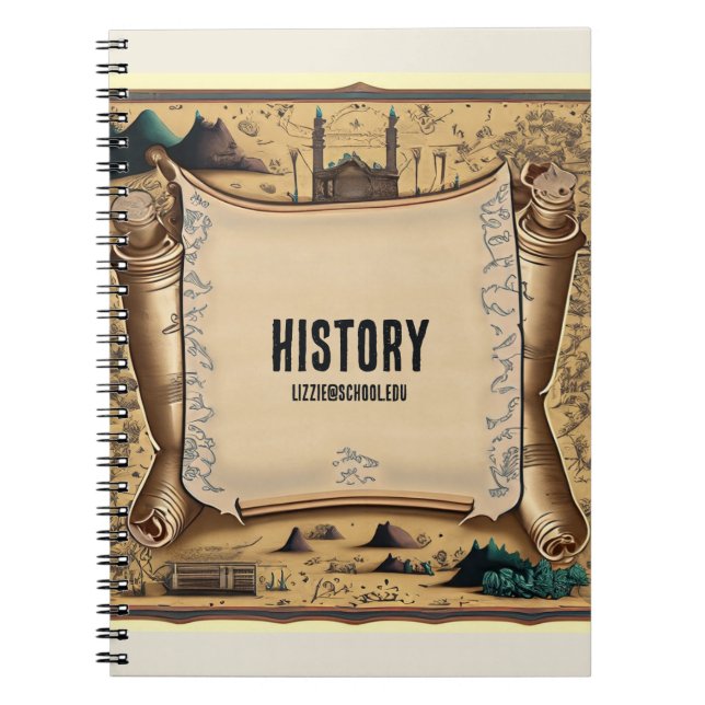 Cuaderno Asunto de la escuela de historia (Frente)