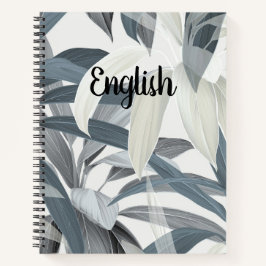Cuaderno Asunto del personalizable: Blue Cordyline Fruitico