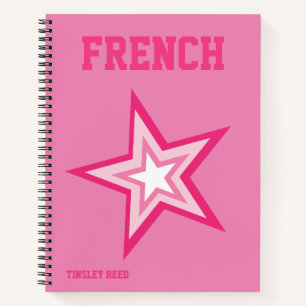 Cuaderno Asunto Escolar Rosa Elegante