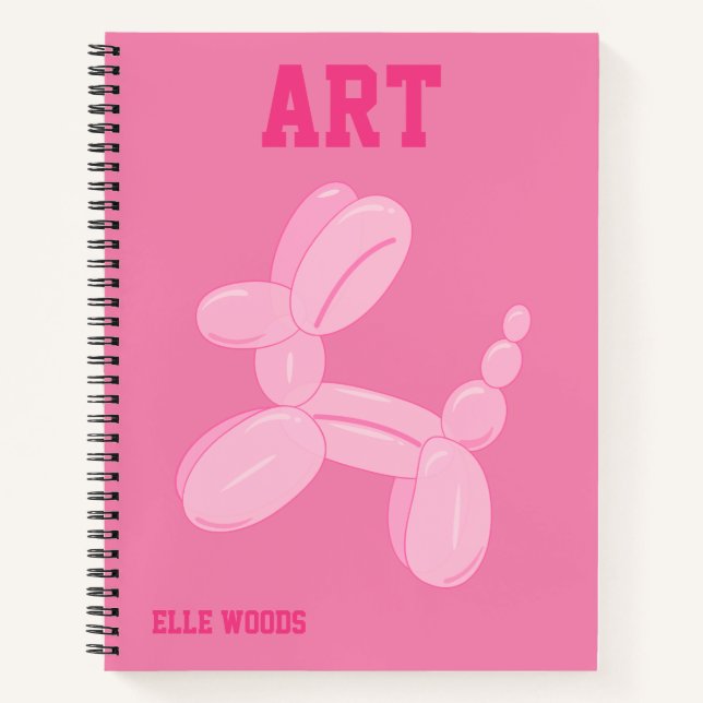 Cuaderno Asunto Escolar Rosa Elegante (Anverso)