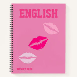 Cuaderno Asunto Escolar Rosa Elegante