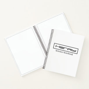 Cuaderno Asunto escolar simple y elegante