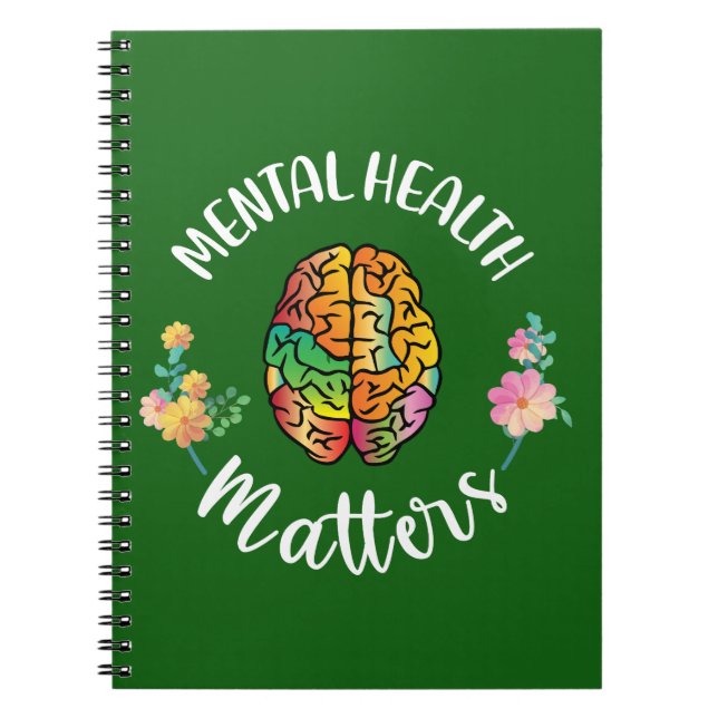 Cuaderno Asuntos de salud mental | Concienciación sobre la  (Frente)