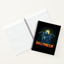 Cuaderno Asustada Noche de Skeleton Halloween, mi estado de