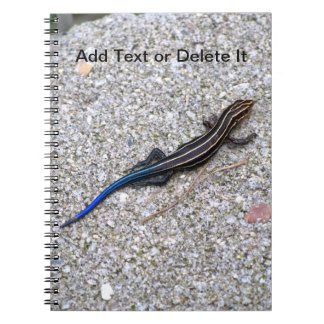 Cuaderno atado azul de Skink