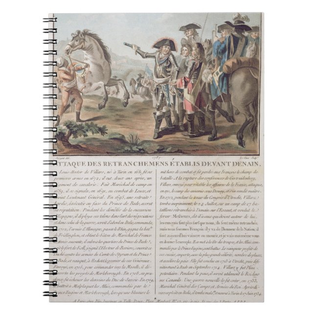 Cuaderno Ataque contra los fosos establecidos delante de (Frente)
