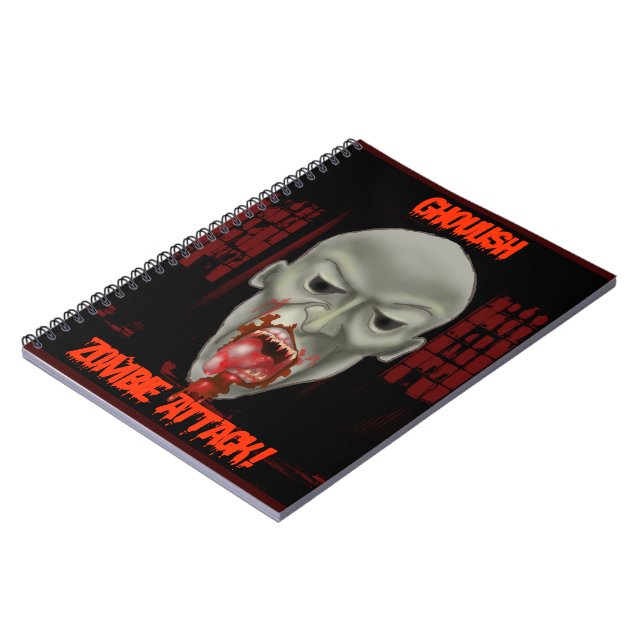 Cuaderno Ataque de Zombi Espeluznante (Lado Izquierdo)
