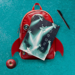 Cuaderno Ataque OVNI a Neptuno - revista espacial Sci-fi