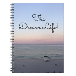 Cuaderno Atardecer de Playa Vida de Ensueño