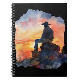 Cuaderno Atardecer de vaquero.