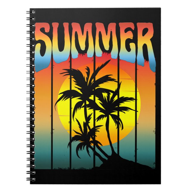 CUADERNO ATARDECER DE VERANO TRANQUILO (Frente)