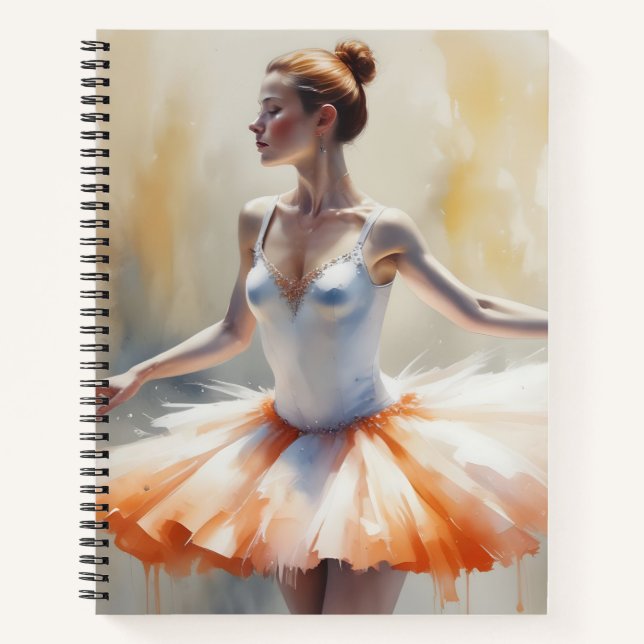 Cuaderno Atardecer en Pointe (Anverso)